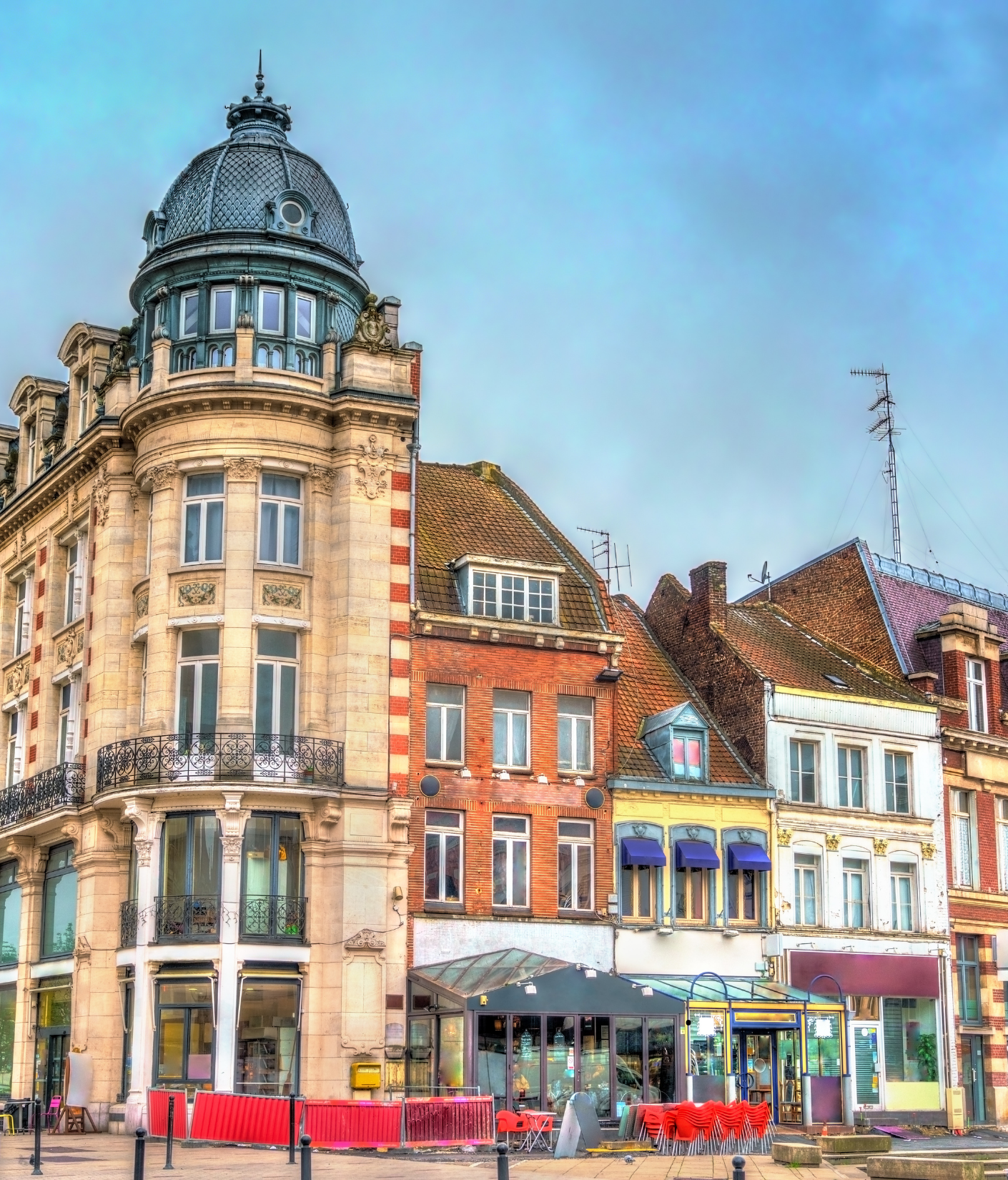 Centre-ville de Tourcoing avec ses façades historiques et ses commerces de proximité